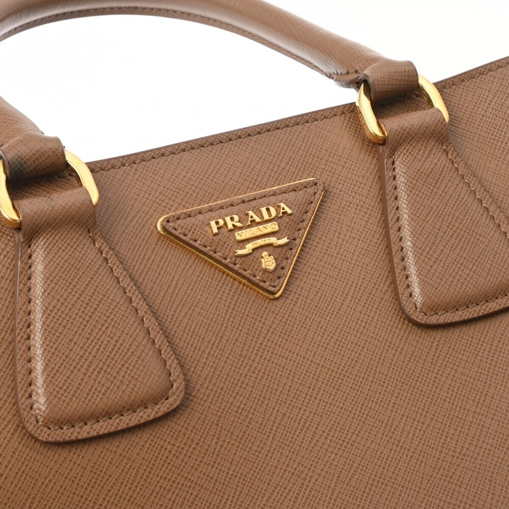 Prada Brown Saffiano Handbag - Picture 9 of 11